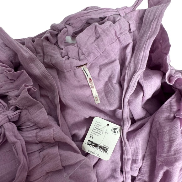 NWT Free People C’est Bon Lilac Midi Dress xs - Picture 9 of 10